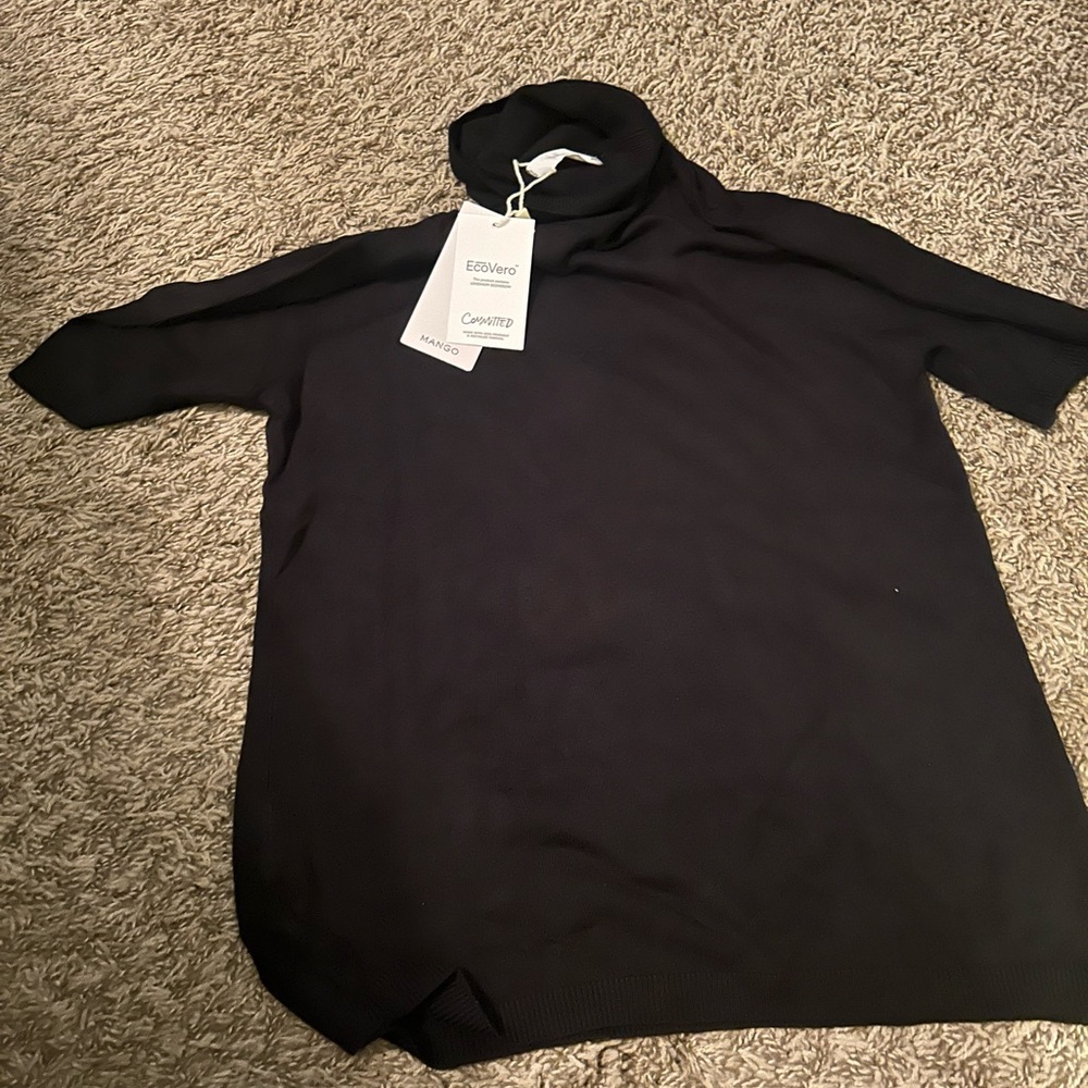 Mango brand black sweater new with tags